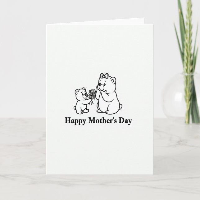 Sweet Mothers Day Creature Card (Front)