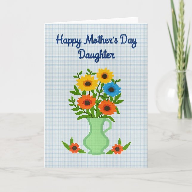 Sweet Mothers Day Daughter Card (Front)