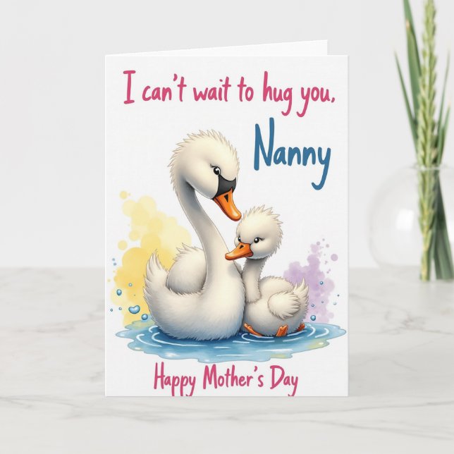 Sweet Mothers Day Ducks Card (Front)