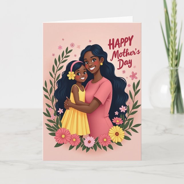 Sweet Mothers Day Figures Card (Front)