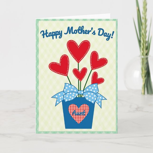 Sweet Mothers Day Floral Heart Card (Front)