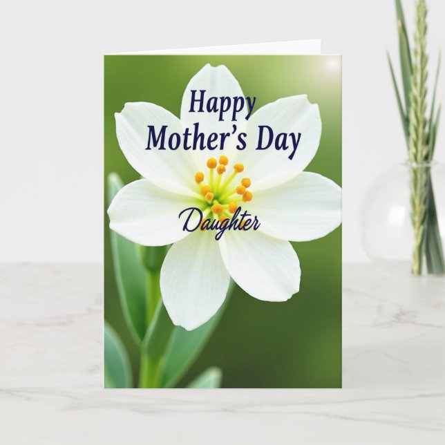 Sweet Mothers Day Floral Image Card (Front)