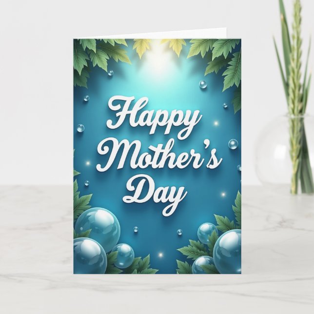 Sweet Mothers Day Foliage Card (Front)