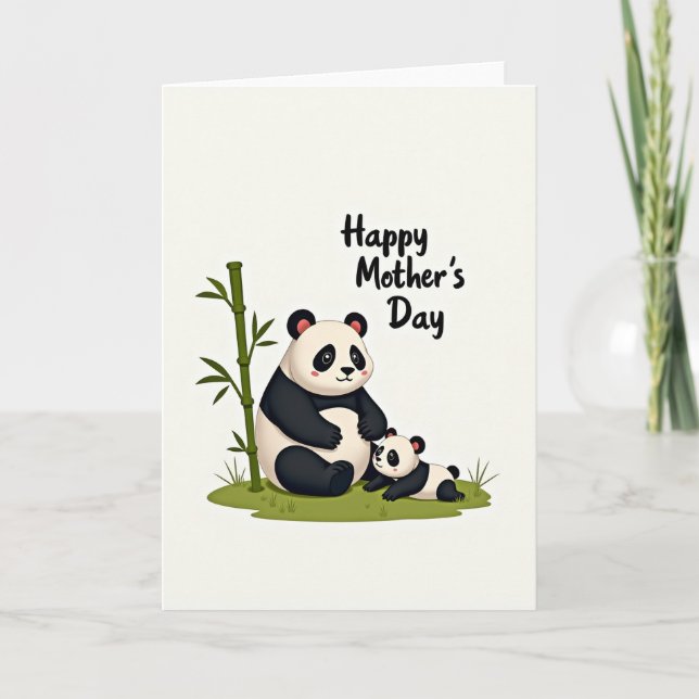 Sweet Mothers Day Forest Card (Front)
