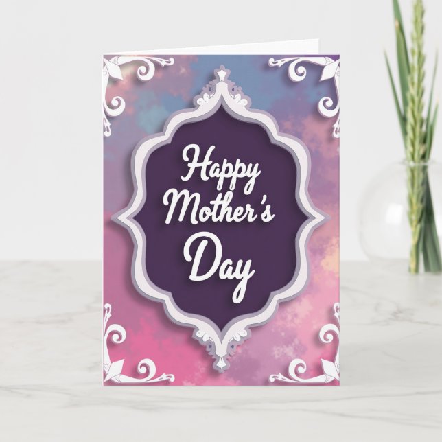 Sweet Mothers Day Framed Card (Front)