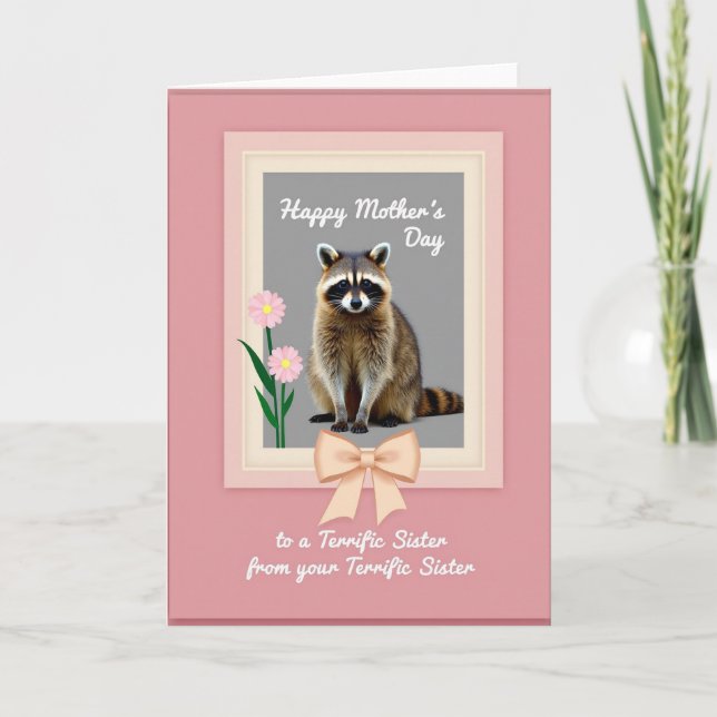 Sweet Mothers Day Framed Critter Card (Front)