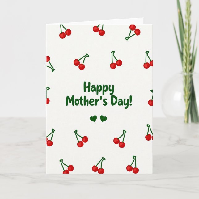 Sweet Mothers Day Fruit Card (Front)