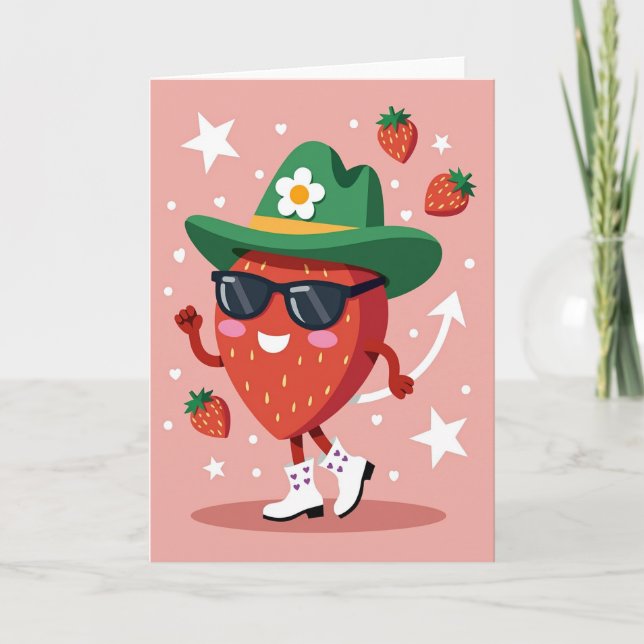 Sweet Mothers Day Fruit Design Card (Front)