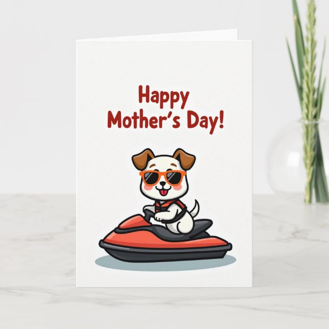 Sweet Mothers Day Fun Card (Front)