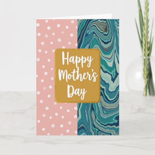 Sweet Mothers Day Glitter Card (Front)