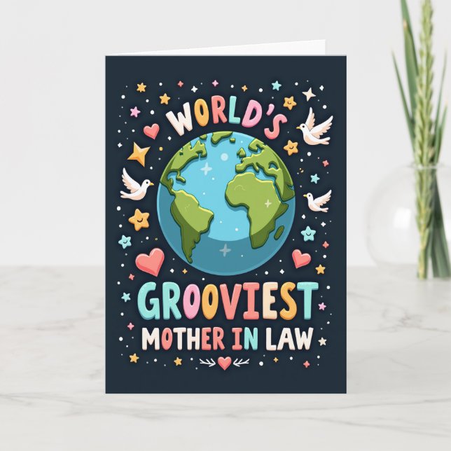 Sweet Mothers Day Globe Card (Front)