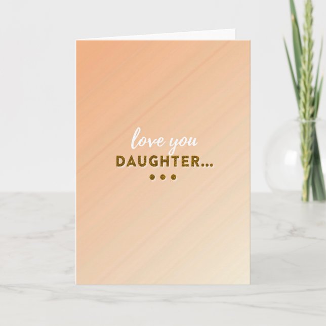 Sweet Mothers Day Gold Glitter Card (Front)
