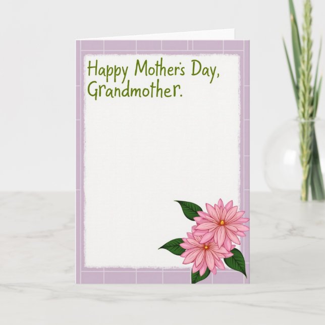 Sweet Mothers Day Grand Card (Front)