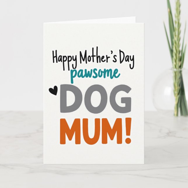 Sweet Mothers Day Graphic Card (Front)