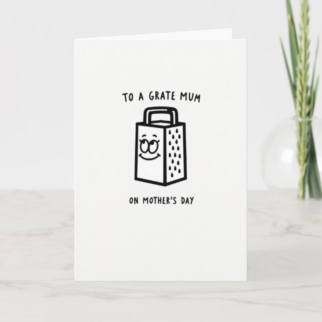 Sweet Mothers Day Grater Card (Front)