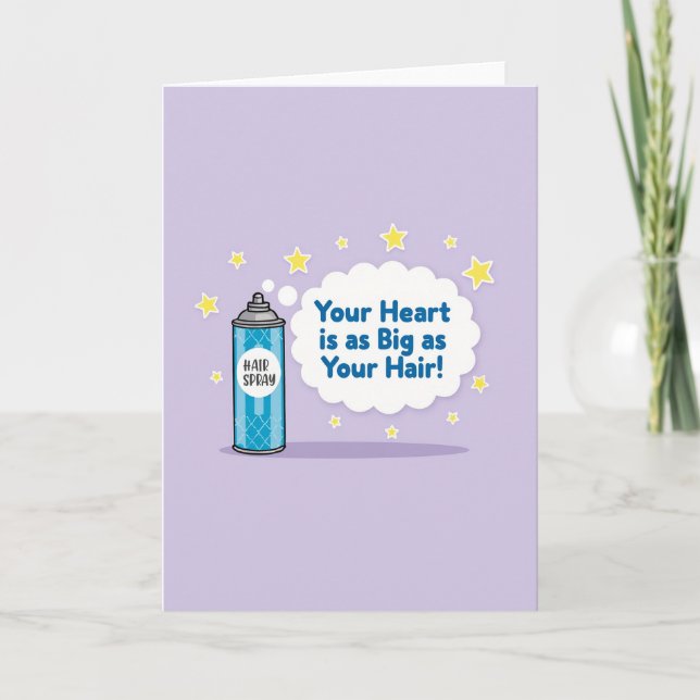 Sweet Mothers Day Hair Style Card (Front)