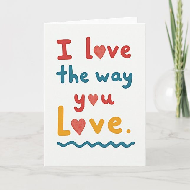 Sweet Mothers Day Heartfelt Card (Front)