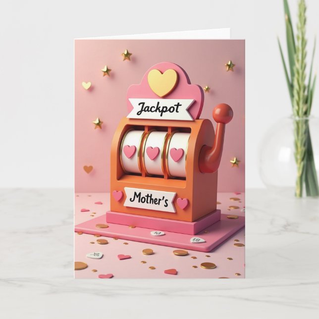 Sweet Mothers Day Jackpot Card (Front)