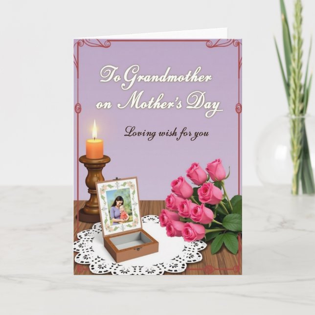 Sweet Mothers Day Keepsake Card (Front)