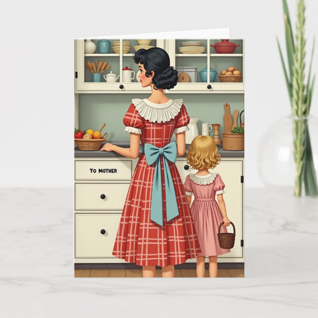 Sweet Mothers Day Kitchen Card (Front)