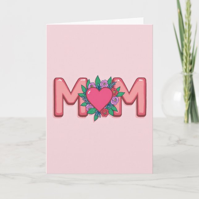 Sweet Mothers Day Letter Card (Front)