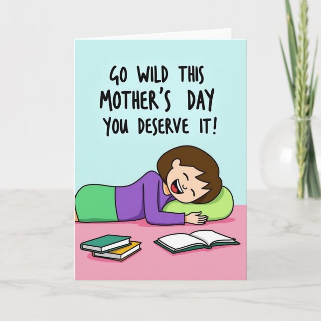 Sweet Mothers Day Lounge Card (Front)