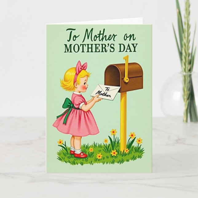 Sweet Mothers Day Mailbox Card (Front)