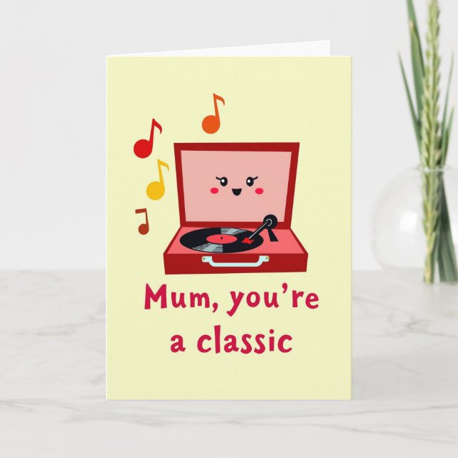Sweet Mothers Day Melody Card (Front)
