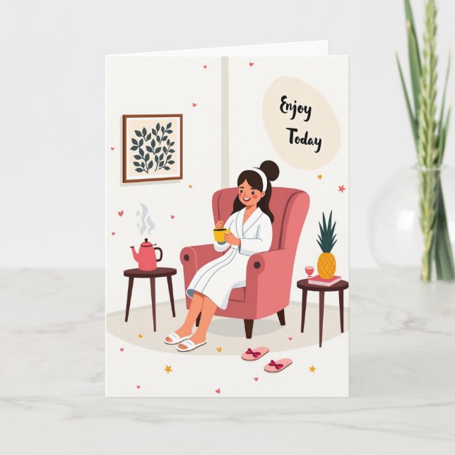 Sweet Mothers Day Morning Card (Front)