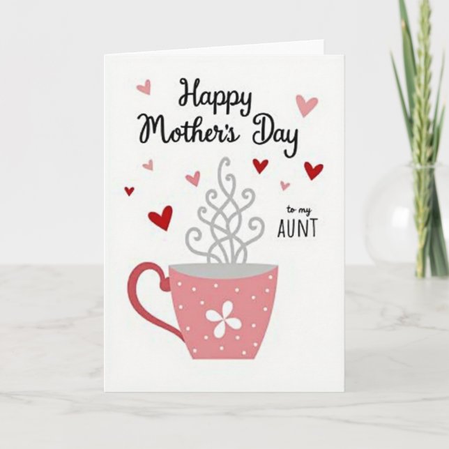 Sweet Mothers Day Mug Card (Front)