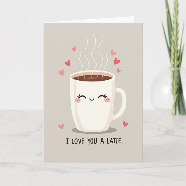 Sweet Mothers Day Mug Illustration Card (Front)