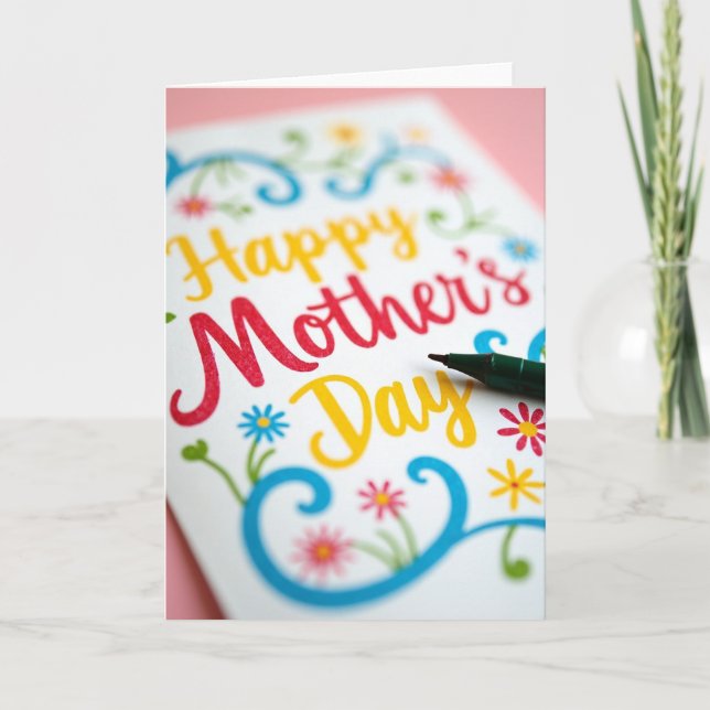 Sweet Mothers Day Note Card (Front)