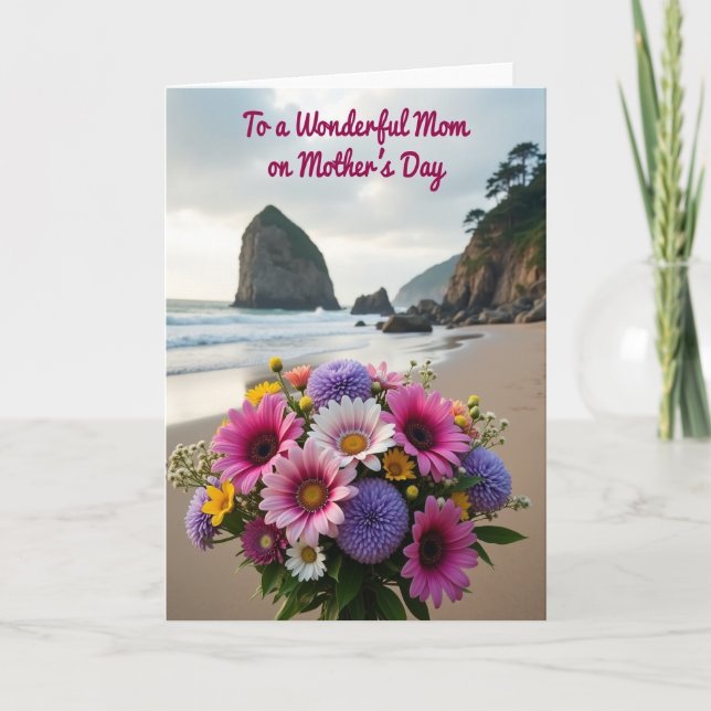 Sweet Mothers Day Ocean Card (Front)