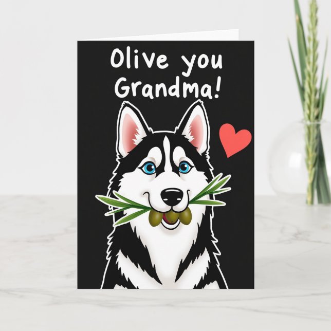 Sweet Mothers Day Olive Branch Card (Front)