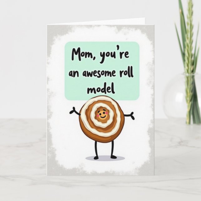 Sweet Mothers Day Pastry Card (Front)