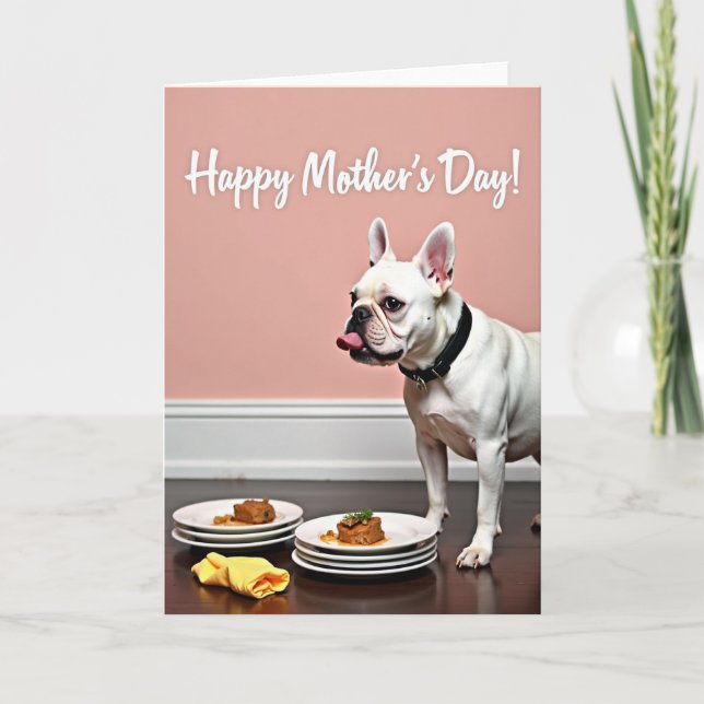Sweet Mothers Day Pet Treat Card (Front)