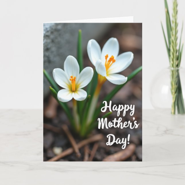 Sweet Mothers Day Petal Card (Front)