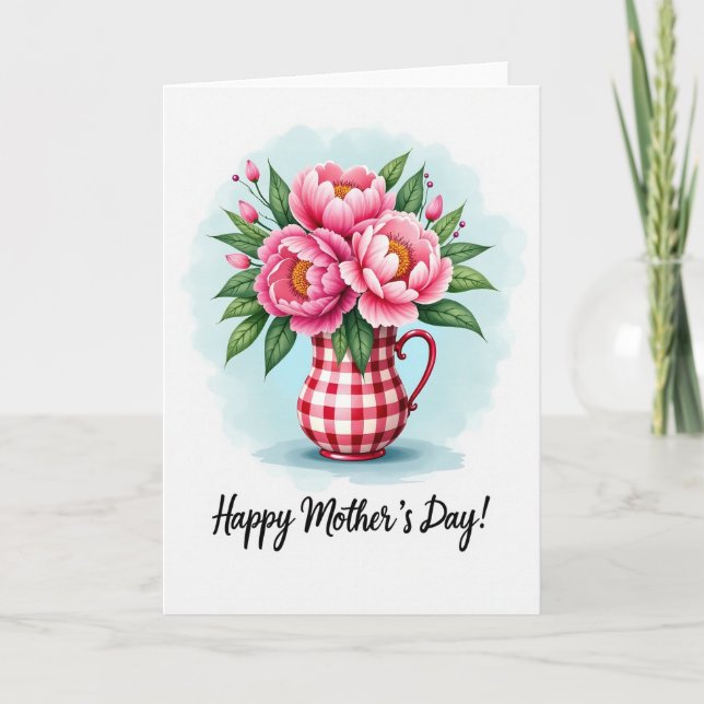 Sweet Mothers Day Pitcher Card (Front)