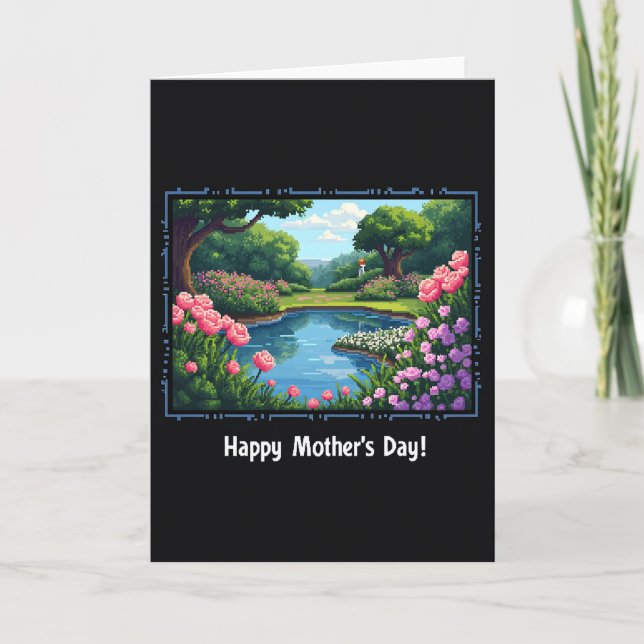 Sweet Mothers Day Pixel Card (Front)