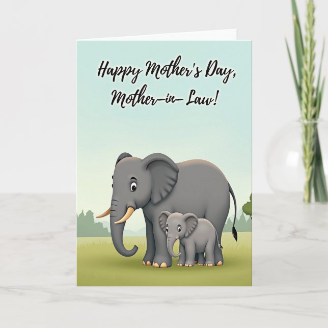 Sweet Mothers Day Plains Card (Front)