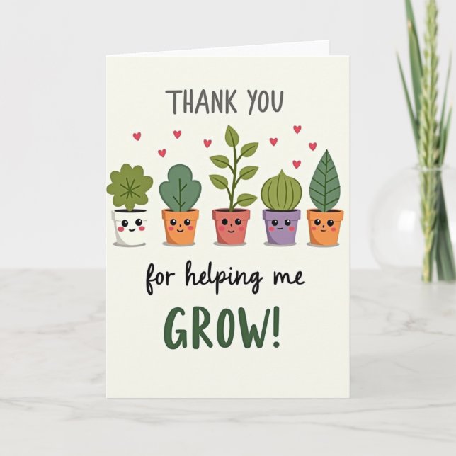 Sweet Mothers Day Plant Card (Front)