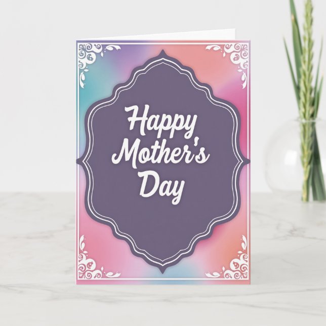 Sweet Mothers Day Plaque Card (Front)