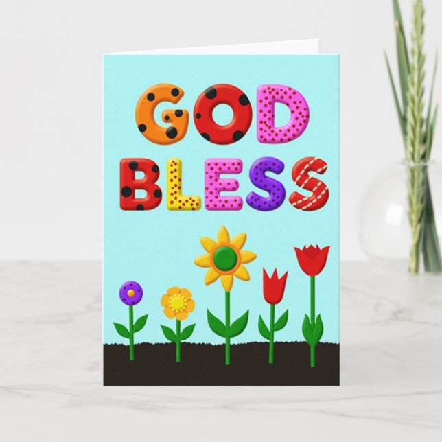 Sweet Mothers Day Polka Dot Card (Front)