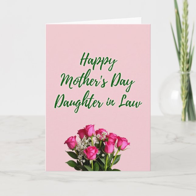 Sweet Mothers Day Posies Card (Front)