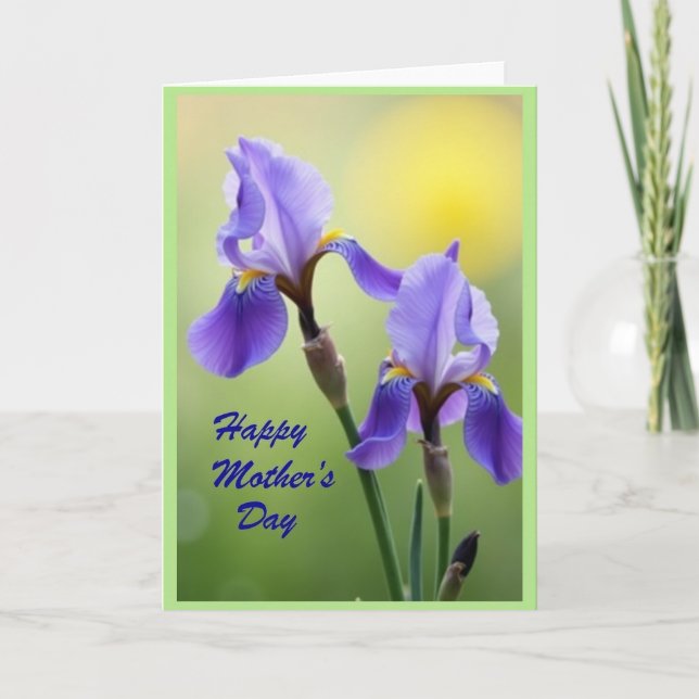 Sweet Mothers Day Purple Card (Front)
