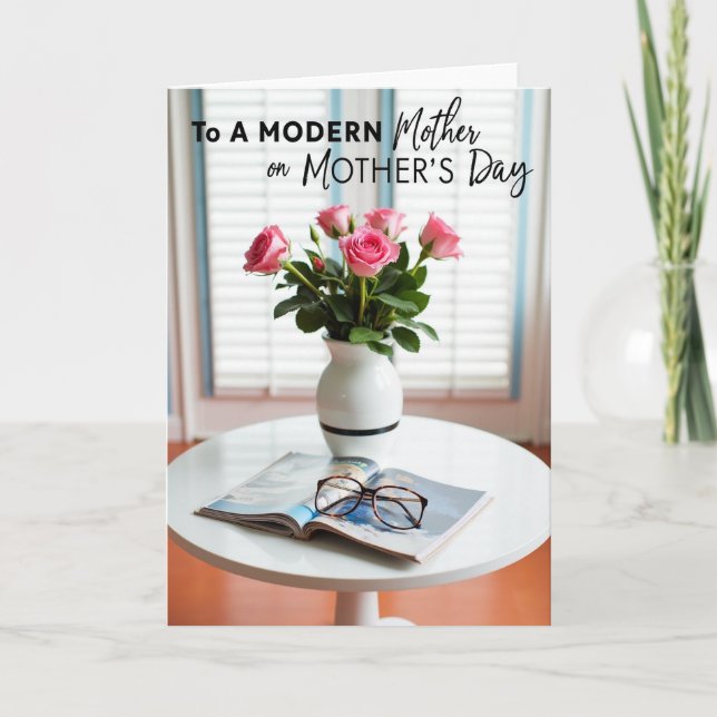 Sweet Mothers Day Reading Card (Front)