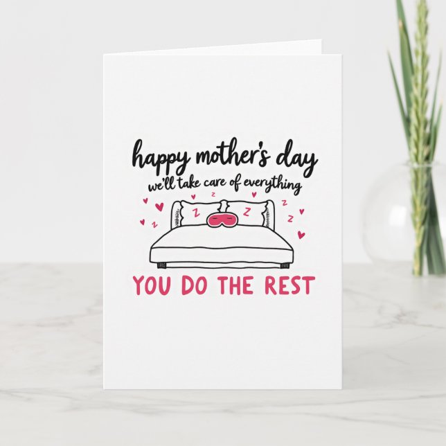 Sweet Mothers Day Rest Card (Front)