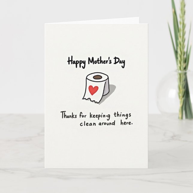 Sweet Mothers Day Roll Card (Front)