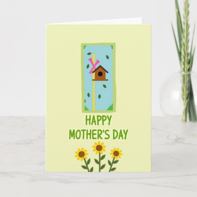 Sweet Mothers Day Scene Card (Front)