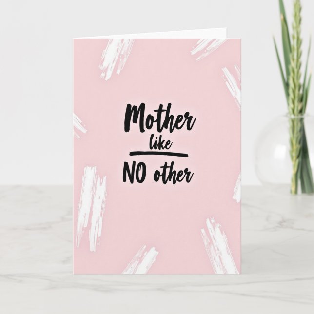 Sweet Mothers Day Script Art Card (Front)
